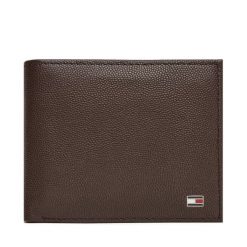 Portfel Tommy Hilfiger. Brązowe portfele męskie Tommy Hilfiger, bez wzorów. Za 269.99 zł.