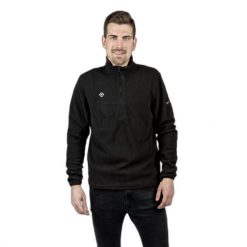 Polar Izas Sutton. Czarne bluzy z polaru męskie IZAS, m, bez wzorów, z polaru, bez ramiączek, bez kaptura. W wyprzedaży za 113.00 zł.