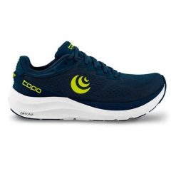 Buty trailowe Topo Athletic Phantom 3. Niebieskie buty do biegania męskie Topo Athletic, bez wzorów, bez zapięcia, do biegania. Za 702.15 zł.