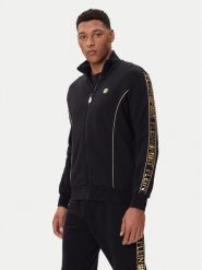 Plein Sport Bluza PAEC MJB3607 STE001N Czarny Regular Fit. Czarne bluzy bez kaptura męskie Plein Sport, l, bez wzorów, z bawełny, bez kaptura. Za 1,222.00 zł.