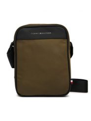 Tommy Hilfiger Saszetka Th Repreve Mini Reporter AM0AM14150 Zielony. Zielone saszetki męskie Tommy Hilfiger, bez wzorów, z materiału. Za 289.99 zł.