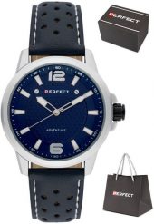 Zegarek Perfect W146-03 męski perforowany pasek 44 mm . Zegarki męskie Perfect. Za 119.00 zł.