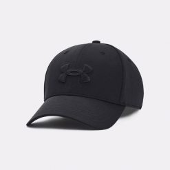 Czapka z daszkiem męska Under Armour Blitzing Adjustable Cap. Czarne czapki męskie Under Armour, bez wzorów, sportowe. Za 76.99 zł.