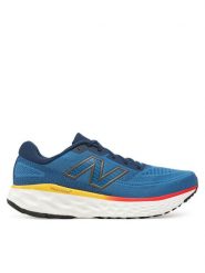 New Balance Buty do biegania Evoz MEVOZLH4 Niebieski. Niebieskie buty do biegania męskie New Balance, bez wzorów, z materiału, bez zapięcia, do biegania. Za 499.99 zł.