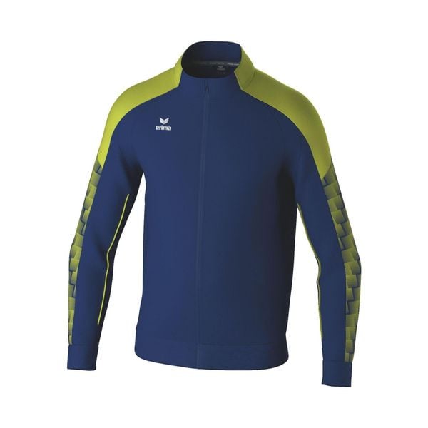Kurtka z dresu Erima Evo Star. Niebieskie kurtki męskie Erima, bez wzorów, z dresówki, retro, bez ramiączek, bez kaptura. Za 190.50 zł.