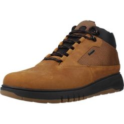 Buty GEOX U AERANTIS 4X4 B ABX Brązowy. Brązowe buty trekkingowe męskie Geox, bez wzorów, ze skóry, sportowe, bez obcasa, bez zapięcia. Za 682.60 zł.
