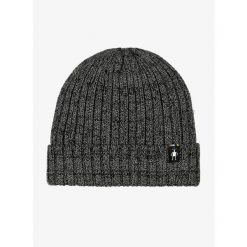 Czapka zimowa Smartwool Rib Hat - black natural marl. Czarne czapki męskie Smartwool, na zimę, bez wzorów, sportowe. Za 149.26 zł.