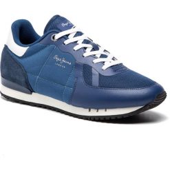 Sneakersy PEPE JEANS - Tinker Hr PMS30506 Indigo 561. Buty sportowe na co dzień męskie Pepe Jeans. W wyprzedaży za 229.00 zł.