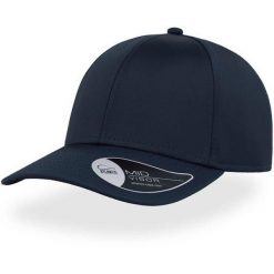 Minimalistyczna Czapka Atlantis Granatowa Unisex z Bawełny. Niebieskie czapki męskie ATLANTIS, bez wzorów, z bawełny. Za 113.99 zł.