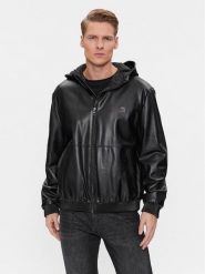 Hugo Kurtka skórzana Bennu-L 50498321 Czarny Regular Fit. Czarne kurtki męskie Hugo, l, bez wzorów, z syntetyku, bez ramiączek, bez kaptura. Za 1,109.00 zł.