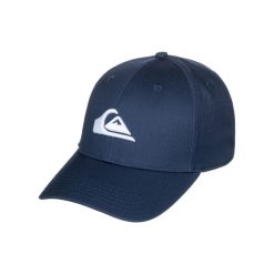Czapka dla Mężczyzn DECADES Niebieski. Niebieskie czapki męskie Quiksilver, bez wzorów, z bawełny. Za 99.99 zł.