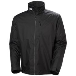 Kurtka wodoodporna Helly Hansen Crew Pile. Czarne kurtki męskie Helly Hansen, m, bez wzorów, bez ramiączek, bez kaptura. Za 853.00 zł.