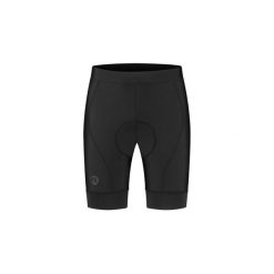 Spodenki rowerowe męskie Rogelli Essential. Czarne szorty sportowe męskie Rogelli, bez wzorów, sportowe. Za 368.99 zł.