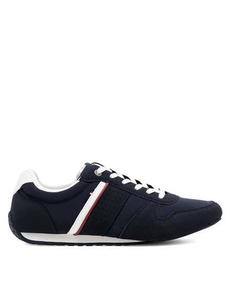 Lanetti Sneakersy MP07-01378-01 Granatowy. Niebieskie buty sportowe na co dzień męskie Lanetti, m, bez wzorów, z materiału, bez ramiączek, bez kaptura. Za 159.99 zł.