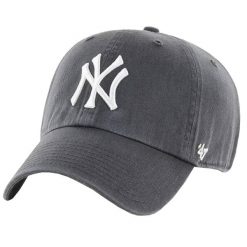 Męska czapka z daszkiem 47 Brand New York Yankees MVP Cap. Szare czapki męskie 47 Brand, bez wzorów, z bawełny, sportowe. Za 89.00 zł.
