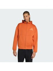 Adidas Bluza Z.N.E. KE4679 Pomarańczowy Regular Fit. Brązowe bluzy rozpinane męskie ADIDAS, m, bez wzorów, z bawełny, bez ramiączek, bez kaptura. Za 479.99 zł.