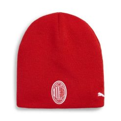Czapka dwustronna AC Milan PUMA Black For All Time Red. Czarne czapki męskie Puma, bez wzorów, sportowe. Za 109.00 zł.