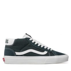 Tenisówki Vans. Zielone trampki męskie Vans, bez wzorów, bez zapięcia. Za 249.99 zł.