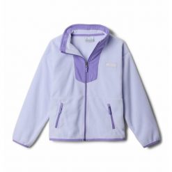 Polar Columbia Sequoia Grove. Fioletowe bluzy z polaru męskie Columbia, bez wzorów, z polaru, sportowe, bez ramiączek, bez kaptura. Za 142.99 zł.