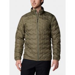 Kurtka Puchowa Męska Columbia Delta Ridge II. Zielone kurtki męskie Columbia, na jesień, m, bez wzorów, z puchu, sportowe, bez ramiączek, bez kaptura. Za 749.00 zł.