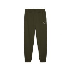 Męskie spodnie dresowe Better Essentials PUMA Dark Olive Green. Zielone spodnie dresowe męskie Puma, bez wzorów, z dresówki. Za 200.99 zł.