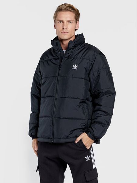 Adidas Kurtka przejściowa Essentials HL9190 Czarny Regular Fit. Czarne kurtki męskie ADIDAS, m, bez wzorów, z syntetyku, bez ramiączek, bez kaptura. Za 269.99 zł.