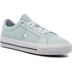 Tenisówki CONVERSE - One Star Pro Ox Te 163252C Teal Tint/Black/Wh. Zielone trampki męskie Converse, bez wzorów, z gumy, retro, bez zapięcia. W wyprzedaży za 249.00 zł.