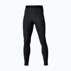 Legginsy do biegania męskie Mizuno Core Impulse Long. Czarne legginsy męskie Mizuno, m, bez wzorów, do biegania. Za 149.99 zł.