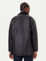 Barbour Kurtka przejściowa MWX0017BK91 Czarny Regular Fit. Czarne kurtki męskie Barbour, m, bez wzorów, z bawełny, bez ramiączek, bez kaptura. Za 1,569.00 zł.