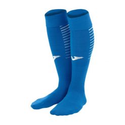 Getry piłkarskie Joma Premier. Niebieskie legginsy męskie Joma, l, bez wzorów, do piłki nożnej. Za 44.99 zł.