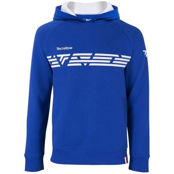 Bluza tenisowa męska Tecnifibre Fleece Hoody. Białe bluzy nierozpinane męskie TECNIFIBRE, m, bez wzorów, sportowe, bez ramiączek, bez kaptura. Za 249.99 zł.