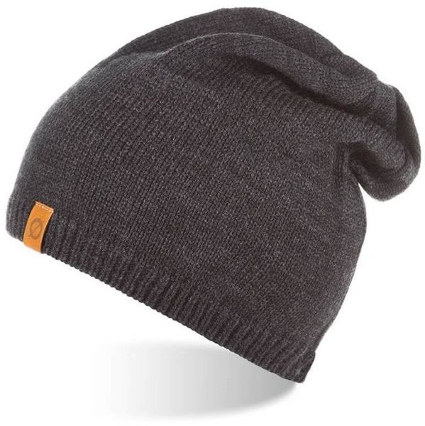 Ciepła czapka zimowa z polarem męska beanie CZ2-DGR. Czapki męskie Brødrene, na zimę, bez wzorów, z polaru. Za 90.28 zł.