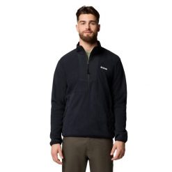 Polar turystyczny męski Sequoia Grove Half Zip Fleece. Czarne bluzy z polaru męskie Columbia, m, bez wzorów, z polaru, bez ramiączek, bez kaptura. Za 249.99 zł.