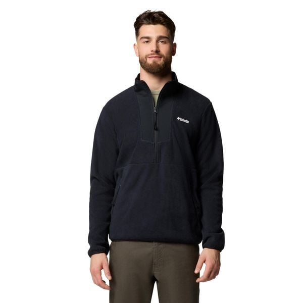 Polar turystyczny męski Sequoia Grove Half Zip Fleece. Czarne bluzy z polaru męskie Columbia, m, bez wzorów, z polaru, bez ramiączek, bez kaptura. Za 249.99 zł.