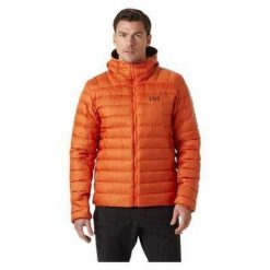 Kurtka puchowa męska Helly Hansen Verglas Hooded Down 2.0. Brązowe kurtki męskie Helly Hansen, m, bez wzorów, z puchu, sportowe, bez ramiączek, bez kaptura. Za 1,150.00 zł.