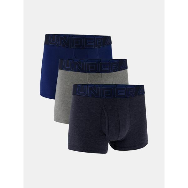 Bokserki męskie 3-pak Under Armour M Perf Cotton 3in Dark Blue Dark Blue 2xl. Niebieskie bokserki męskie Under Armour, m, bez wzorów. Za 272.99 zł.