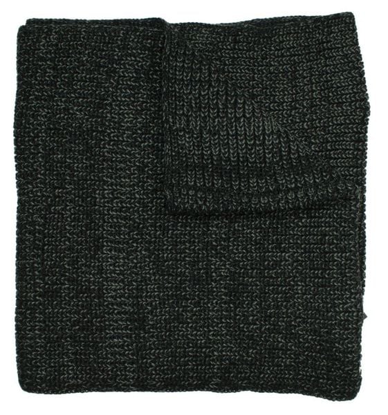 Męski Komin Grafitowo-Czarny Melanżowy, Składany na Dwa Razy, Ciepły, Zimowy -Pako Jeans. Szare szaliki męskie Pako Jeans, na zimę, bez wzorów, z jeansu. Za 59.00 zł.