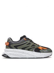 EA7 Emporio Armani Sneakersy X8X194 XK408 U253 Khaki. Brązowe buty sportowe na co dzień męskie EA7 Emporio Armani, m, bez wzorów, z materiału, bez ramiączek, bez kaptura. Za 449.99 zł.