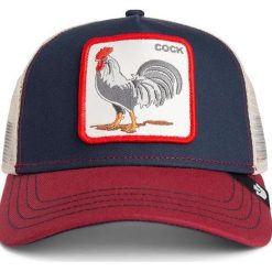 Czapka Goorin Bros The Cock Niebieska. Czarne czapki męskie Goorin Bros, bez wzorów, sportowe. Za 190.35 zł.