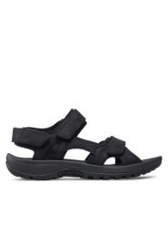 Merrell Sandały Sandspur 2 Convert J002715 Czarny. Czarne sandały męskie Merrell, z nubiku, bez zapięcia. Za 279.99 zł.