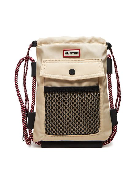 Hunter Saszetka HTR-B-007-07 Beżowy. Brązowe saszetki męskie Hunter, bez wzorów, z materiału. Za 109.99 zł.