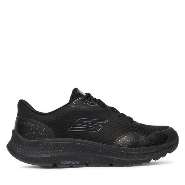 Buty do biegania Skechers. Czarne buty do biegania męskie Skechers, bez wzorów, bez zapięcia, do biegania. Za 269.99 zł.
