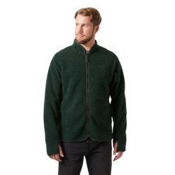 Polar Helly Hansen Box Pile 2.0. Czarne bluzy z polaru męskie Helly Hansen, bez wzorów, z polaru, biznesowe, bez ramiączek, bez kaptura. Za 595.50 zł.