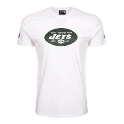 Koszulka New York Jets NFL. Białe t-shirty sportowe męskie New Era, m, bez wzorów, sportowe, bez ramiączek. Za 184.00 zł.