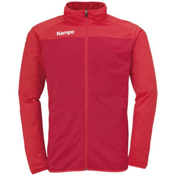 Bluza Kempa Prime Poly Jacket. Czerwone bluzy nierozpinane męskie Kempa, bez wzorów, sportowe, bez ramiączek, bez kaptura. Za 180.00 zł.