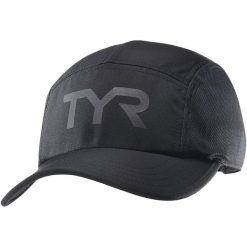 Czapka TYR PACE RUNNING CAP. Czarne czapki męskie TYR, bez wzorów, sportowe. Za 159.99 zł.