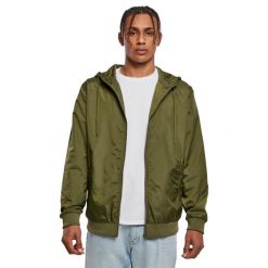 Kurtka Windrunner Dla Dorosłych Unisex. Białe kurtki męskie BUILD YOUR BRAND, xl, bez wzorów, sportowe, bez ramiączek, bez kaptura. Za 174.99 zł.