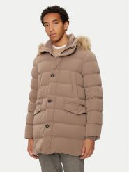 Hetregó Kurtka puchowa Parker 8N436M Beżowy Regular Fit. Brązowe kurtki męskie Hetregó, m, bez wzorów, z puchu, bez ramiączek, bez kaptura. Za 2,379.00 zł.