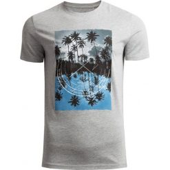 T-shirt męski TSM617 - chłodny jasny szary melanż - Outhorn. T-shirty męskie marki Outhorn. Za 49.99 zł.
