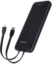 Denver PQCA-10320, 10000 mAh, Black. Czarne powerbanki Denver. Za 92.71 zł.